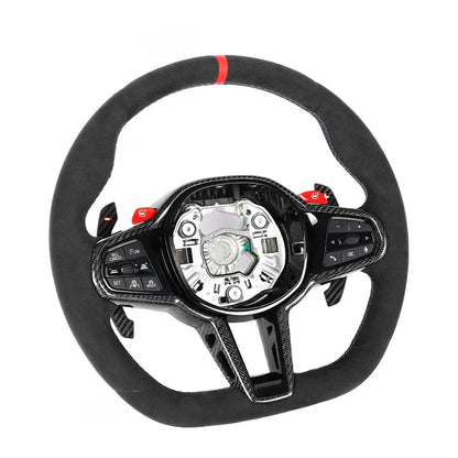 2025 LCI Style Custom Carbon Fiber Steering Wheel for G Chassis (Retrofit All G & F Chassis Models)