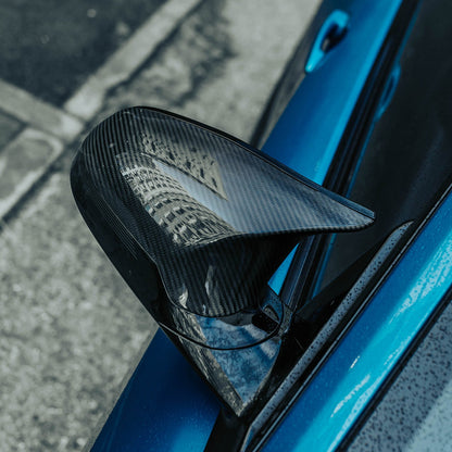 MHC+ BMW M3/M4/M2 Competition RHD Wing Mirror Covers In Pre Preg Carbon Fibre (F80/F82/F83/F87)