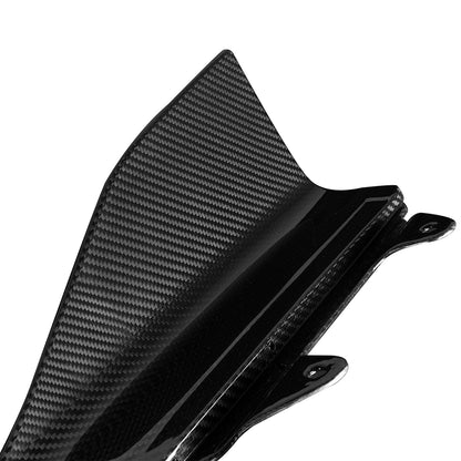 MHC+ BMW M2 F87 Performance Style Side Winglets In Gloss Pre Preg Carbon Fibre (F87 inc Competition)
