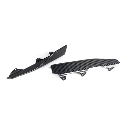 MHC+ BMW M2 F87 Performance Style Side Winglets In Gloss Pre Preg Carbon Fibre (F87 inc Competition)