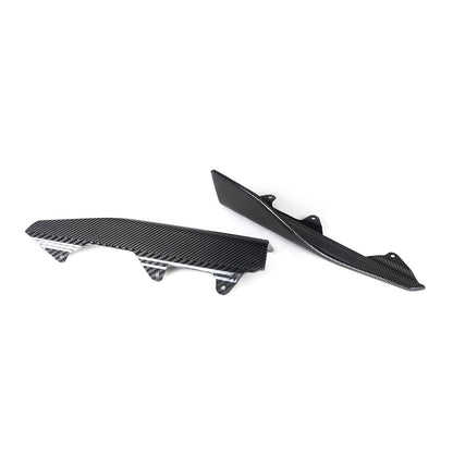 MHC+ BMW M2 F87 Performance Style Side Winglets In Gloss Pre Preg Carbon Fibre (F87 inc Competition)