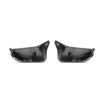 MHC+ BMW M5 F90 Wing Mirror Covers In Gloss Pre Preg Carbon Fibre (2018+ F90)