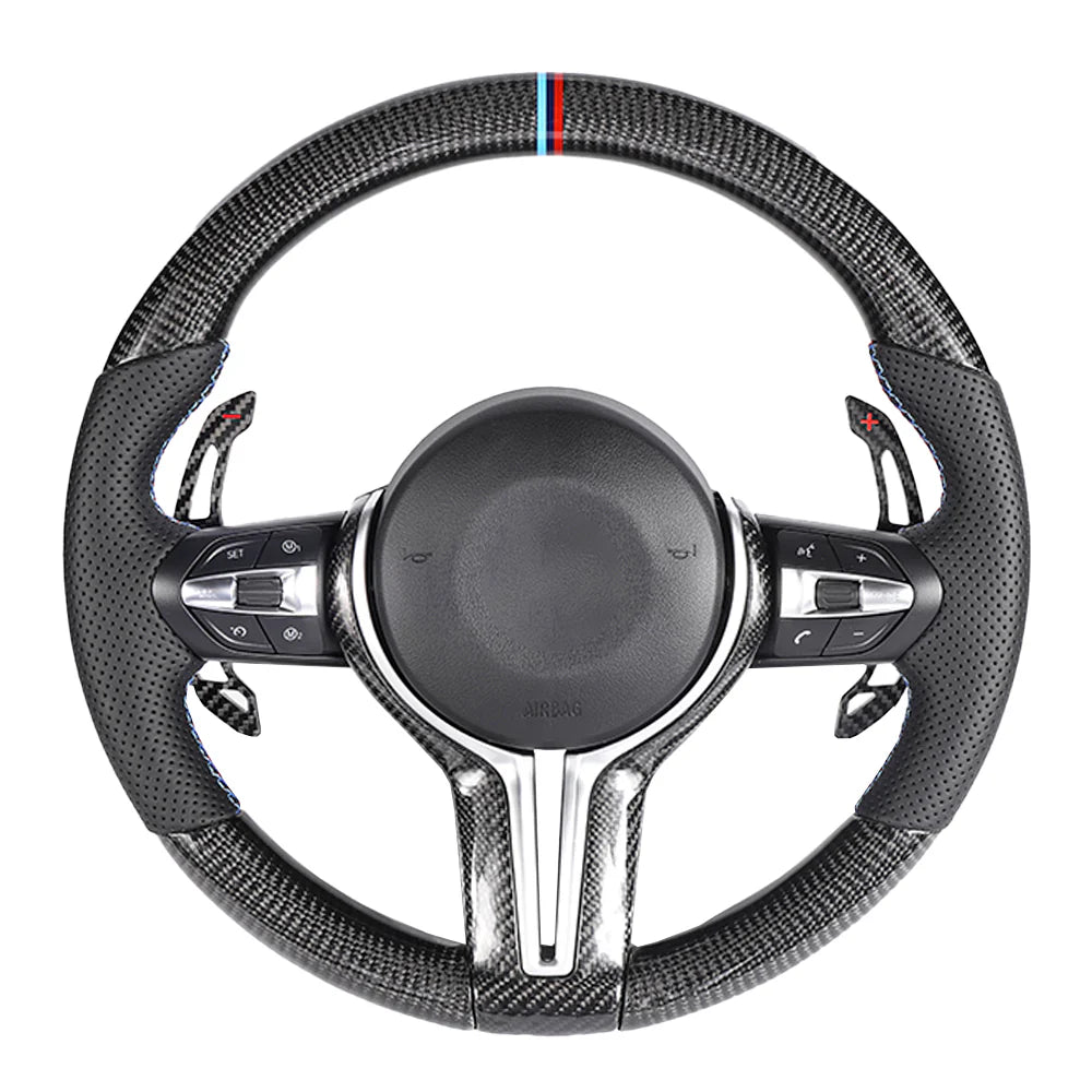 BMW FXX CARBON FIBRE / LEATHER CUSTOM STEERING WHEEL