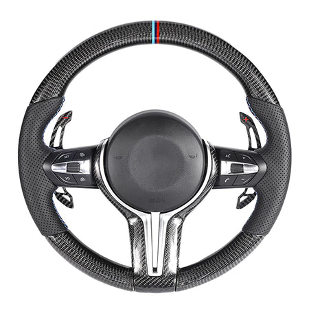BMW FXX CARBON FIBRE / LEATHER CUSTOM STEERING WHEEL