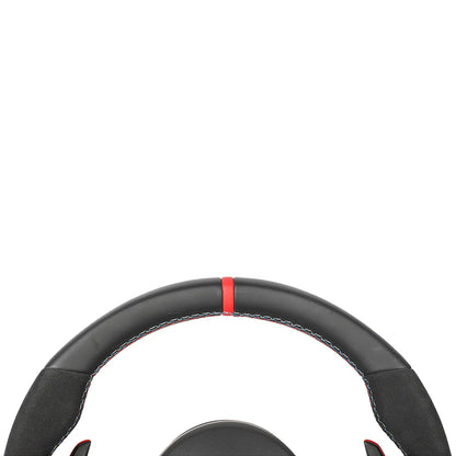 BMW FXX LEATHER / ALCANTARA / FLAT BOTTOM CUSTOM STEERING WHEEL