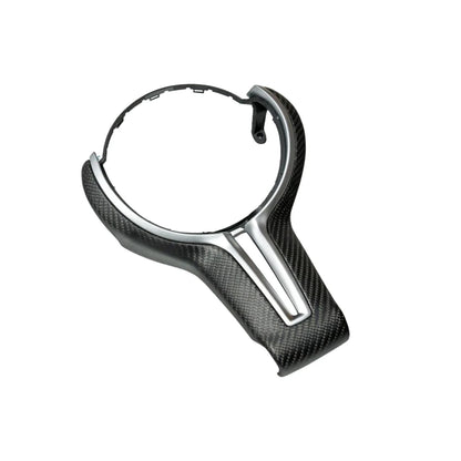 BMW Fxx M CAR MATTE CARBON FIBRE STEERING WHEEL TRIM