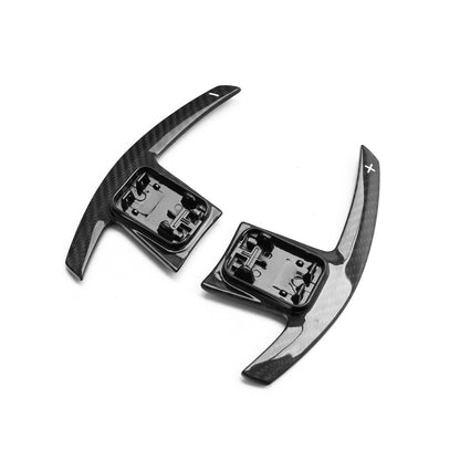 SHFT BMW G Series Automatic Paddle Shifters In Gloss/Matte Carbon Fibre