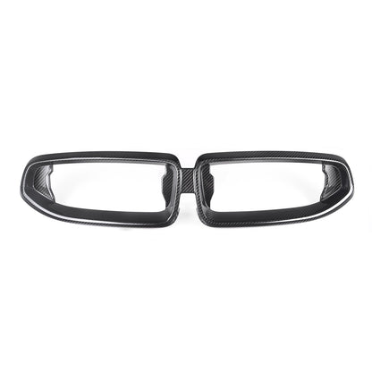 MHC+ BMW 2 Series Front Grille Surround In Gloss Pre Preg Carbon Fibre (G42 inc. M240i)