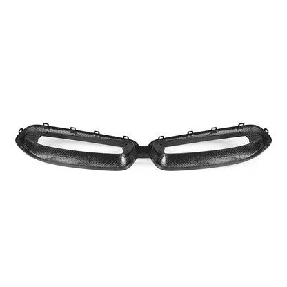 MHC+ BMW 2 Series Front Grille Surround In Gloss Pre Preg Carbon Fibre (G42 inc. M240i)
