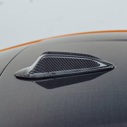 MHC+ BMW M3/3 Series LCI Shark Fin Antenna Cover In Gloss Pre Preg Carbon Fibre (G80/G81/G20/G21 2023+)