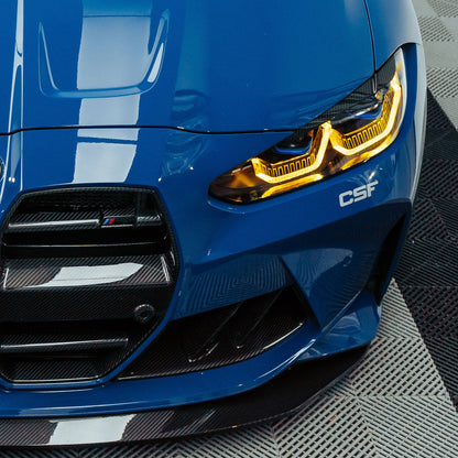 BMW G80, G81 M3 & G82, G83 M4 Headlight Eyebrow Covers In Carbon Fibre