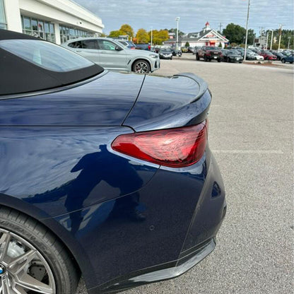 MHC+ BMW M4/4 Series V Style Rear Spoiler In Pre Preg Carbon Fibre (G83/G23)
