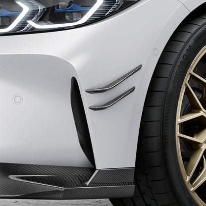 BMW G8X Genuine M Performance Prepreg Carbon Canards Aero Flicks For BMW G80 M3 / G82 M4