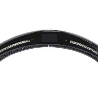 BMW GXX CARBON FIBRE / LEATHER / LED FLAT BOTTOM CUSTOM STEERING WHEEL