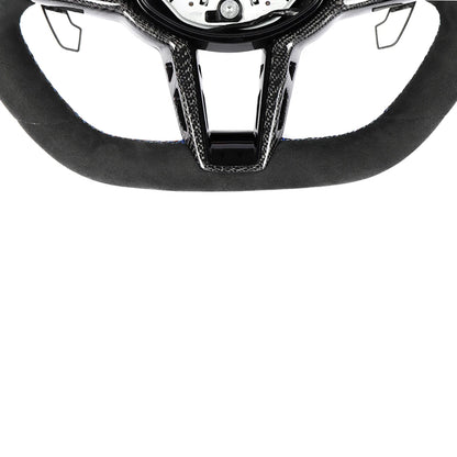 BMW GXX LCI ALCANTARA FLAT BOTTOM CUSTOM STEERING WHEEL