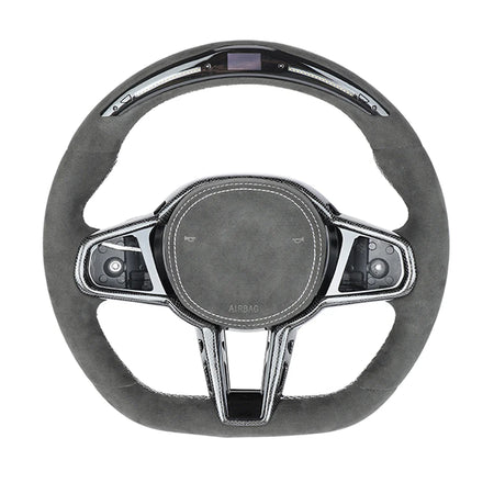 BMW GXX LCI ALCANTARA LED FLAT BOTTOM CUSTOM STEERING WHEEL