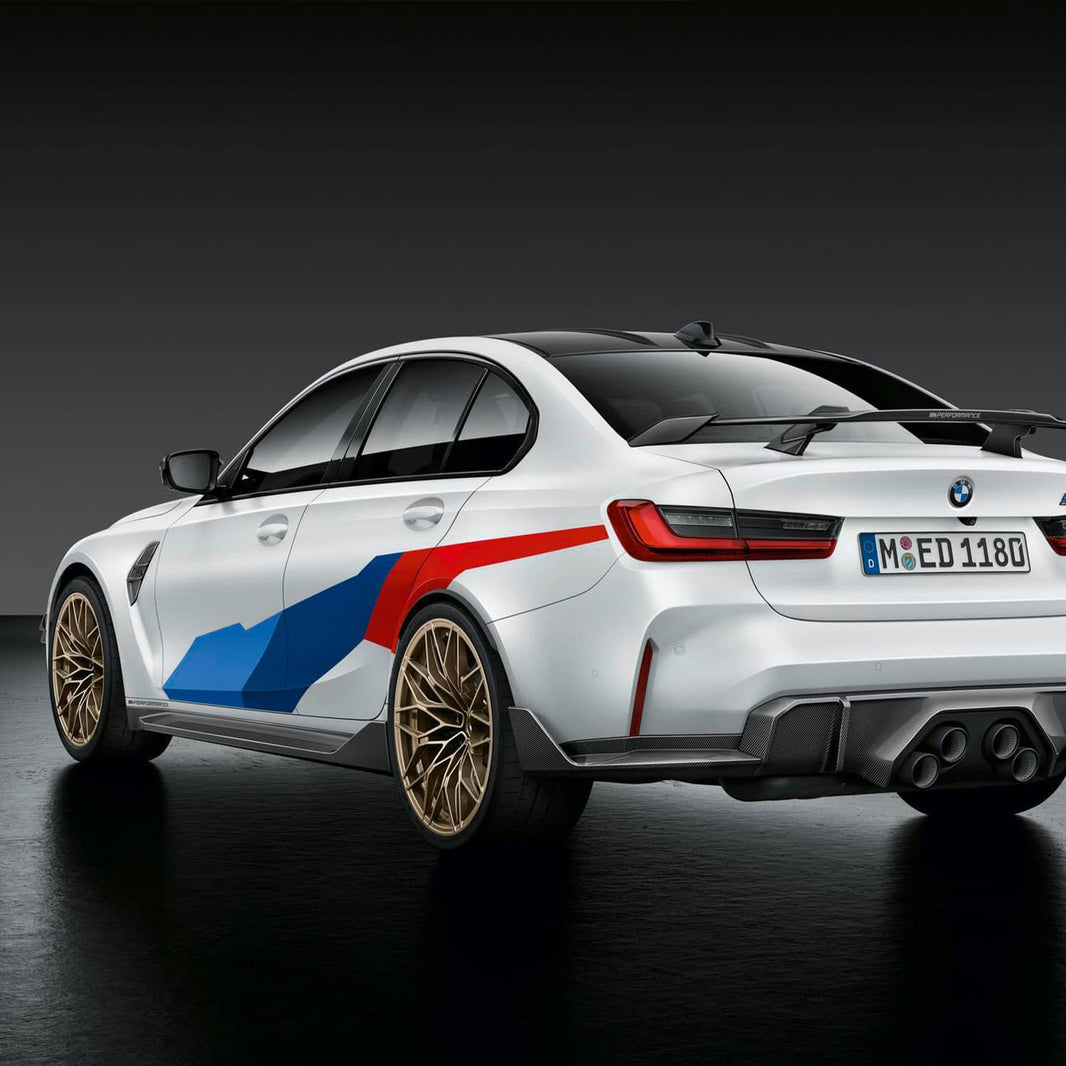 BMW Genuine M Performance G80 M3 Rear Winglets in Prepreg Carbon Fibre