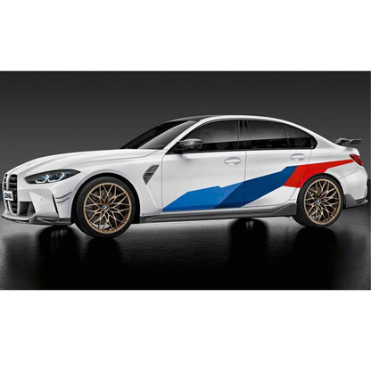 BMW Genuine M Performance M3 Carbon Side Skirts For G80 In Prepreg Carbon Fibre