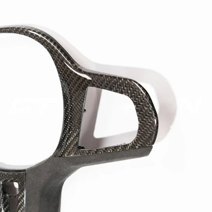 BMW Gxx M CAR CARBON FIBRE STEERING WHEEL TRIM - HEATING