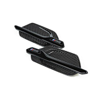 BMW M Performance M2/M2 Competition Genuine Front Wing Badges In Gloss Carbon/Black (F87)