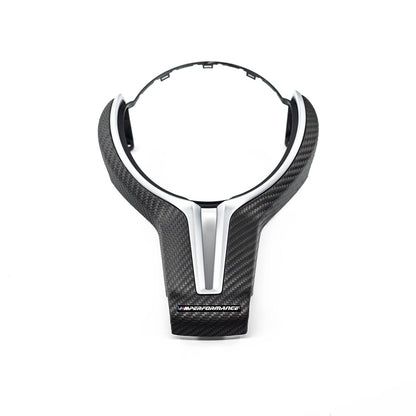 Genuine BMW M Performance Steering Wheel Trim Insert in Matte Exposed Carbon Fibre (F20, F22, F30, F32)