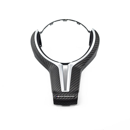 Genuine BMW M Performance Steering Wheel Trim Insert in Matte Exposed Carbon Fibre (F20, F22, F30, F32)
