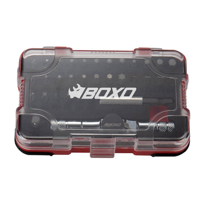 BOXO 33Pc 1/4" Socket Set & Accessories