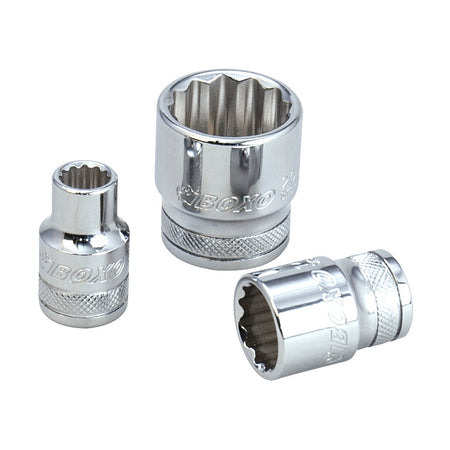 BOXO 3/4" 12Pt Socket - Sizes 19mm - 32mm