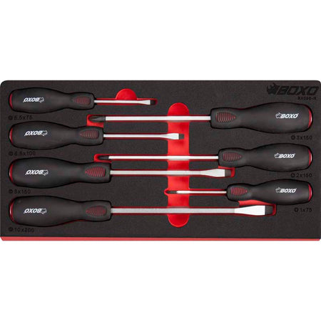 BOXO 7Pc Pound Through Screwdriver Set