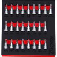 BOXO 25Pc 1/4" Master Bit Socket Set