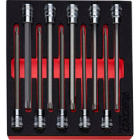 BOXO 10Pc 3/8" Long Torx Bit Socket Set