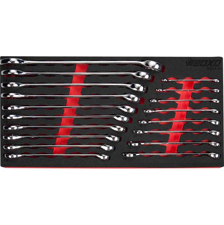 BOXO 18Pc Combination Spanner Set (6mm to 24mm)