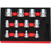 BOXO 12Pc 3/8" Imperial 12PT Socket Set