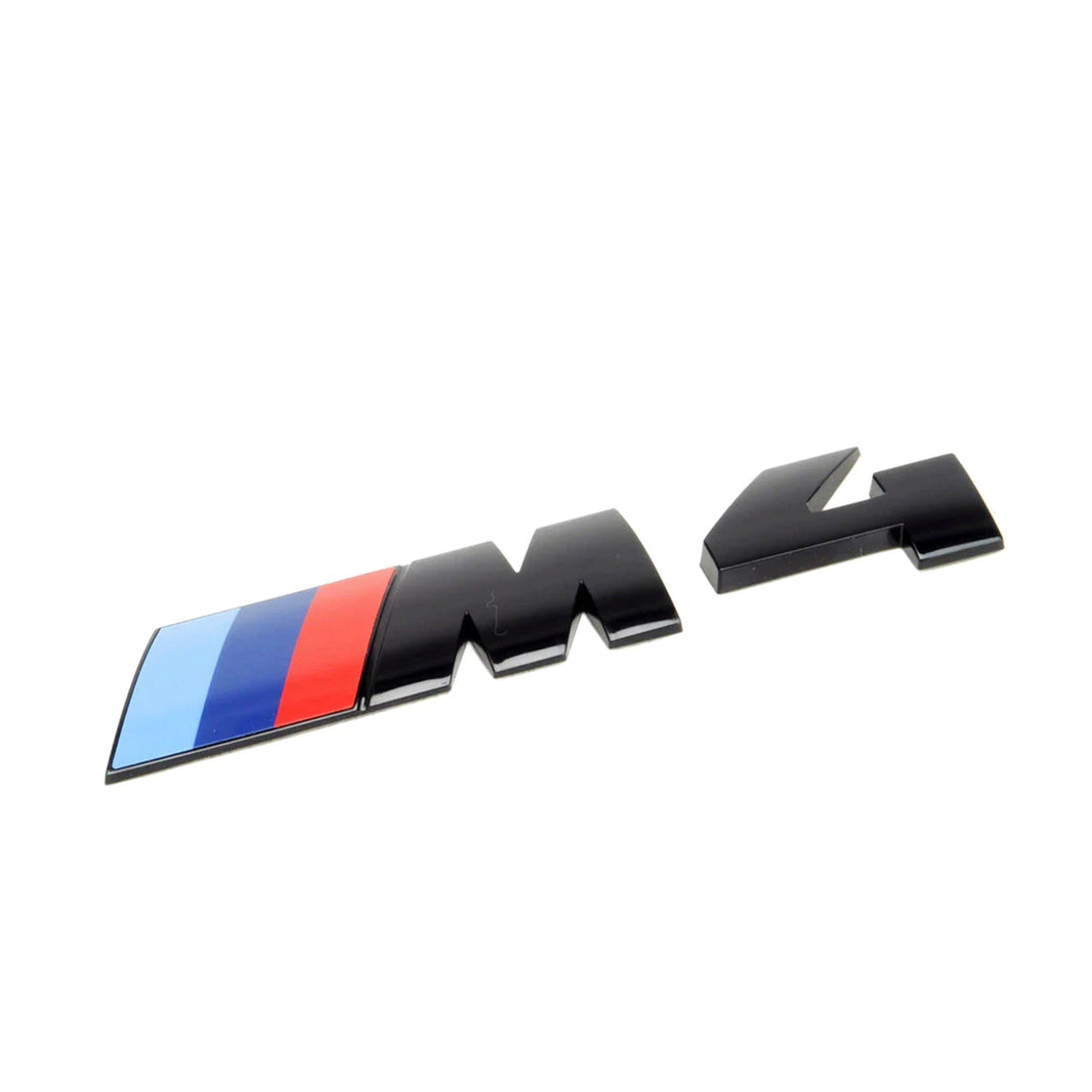 Genuine BMW M4 Replacement Badge In Gloss Black (F82/F83)