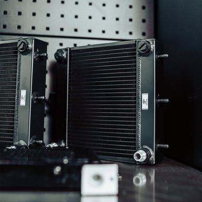 CSF BMW M3/M4/M2 Competition Auxiliary Radiators w/ Rock Guards (F80/F82/F83/F87) Sold Individually