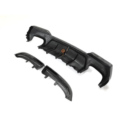 Carbon Fiber Rear Diffuser for G22 4 Series w/ LED Brake Light