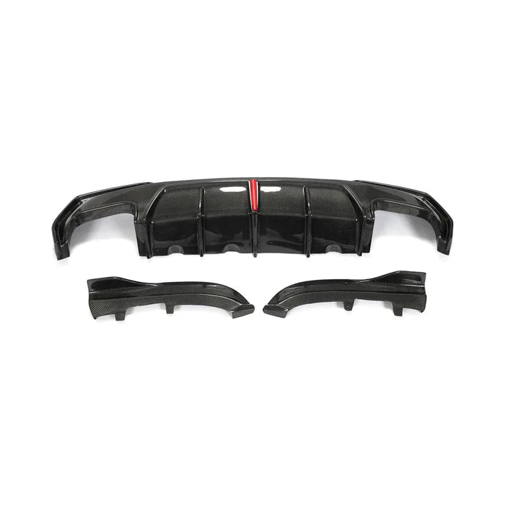 Carbon Fiber Rear Diffuser for G22 4 Series w/ LED Brake Light