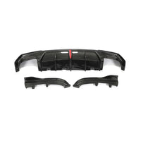 Carbon Fiber Rear Diffuser for G22 4 Series w/ LED Brake Light