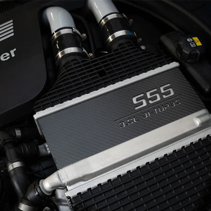 Carbonex BMW S55 Charge Cooler Cover In Pre Preg Carbon Fibre (F80 M3, F82 M4 & F87 M2 Competition)