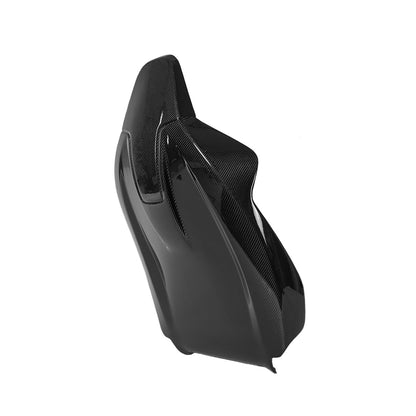 Custom Carbon BMW G Series Seat Back Covers In Gloss Carbon Fibre (4 Door Vehicles)