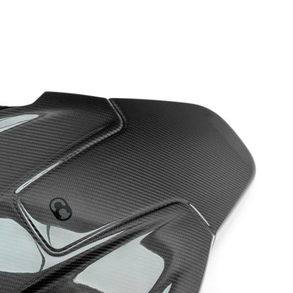 Custom Carbon BMW G Series Seat Back Covers In Gloss Carbon Fibre (4 Door Vehicles)
