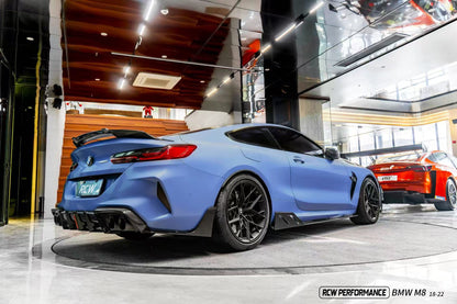 DRY CARBON FIBER FULL LEGNTH HIGH KICK STYLE REAR SPOILER FOR G15 F92 BMW M8 / M850I / 840I / 840d