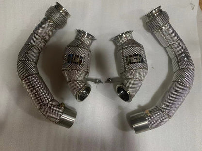 BMW S63M 200 Cell Downpipes (F90 M5 & F91, F92, F93 M8)