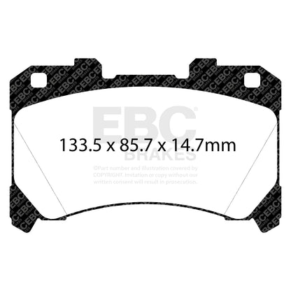 EBC Bluestuff NDX Front Brake Pads For Toyota GR Yaris (Mk4 2020+)
