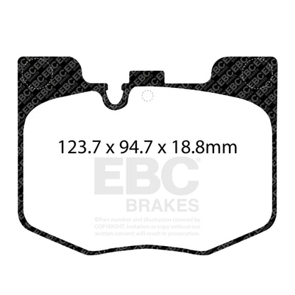 EBC Toyota Supra GR RP-X Track & Race Front Brake Pads (A90)