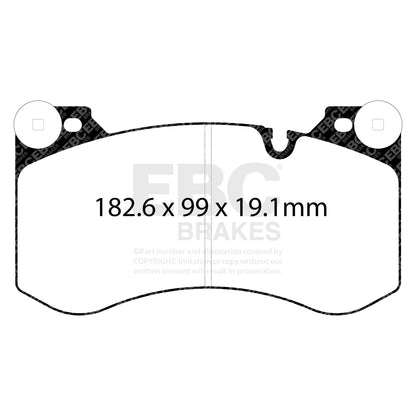 EBC Racing BMW G80/G81 M3, G82/G83 M4 & G87 M2 RP-1 Front Brake Pads DP82454RP1