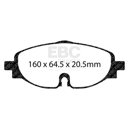 EBC Volkswagen Golf GTI Greenstuff Front Brake Pads DP22150 (Mk7)