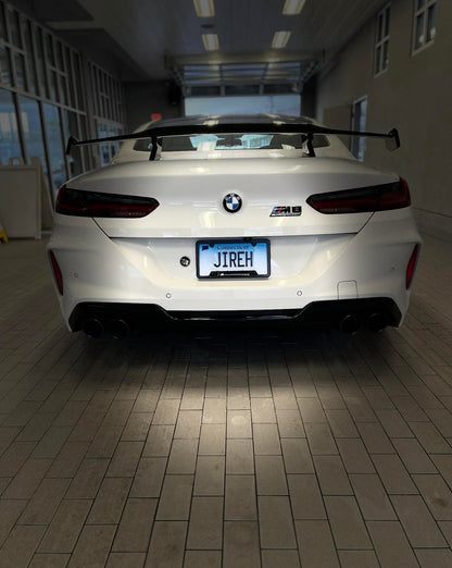 Carbon Fiber High Wing Trunk Mounted Spoiler For BMW 8 Series G14 G15 G16 M8 F91 F92 F93
