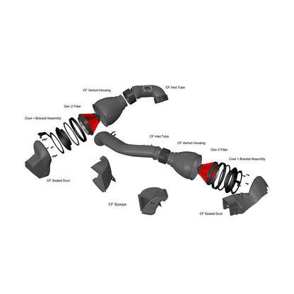 Eventuri BMW M3/M4 S55 V2 Performance Intake In Carbon Fibre (F80/F82/F83)