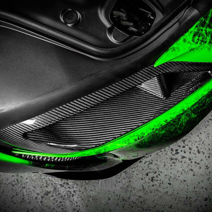 Eventuri Toyota Supra Headlamp Race Intake Duct In Black Carbon Fibre (A90)